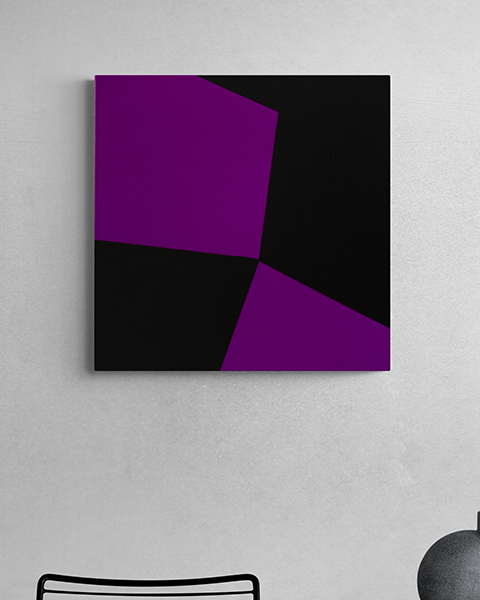 Gemaelde: konstruktiv Farbfeld minimalistisch KH#280